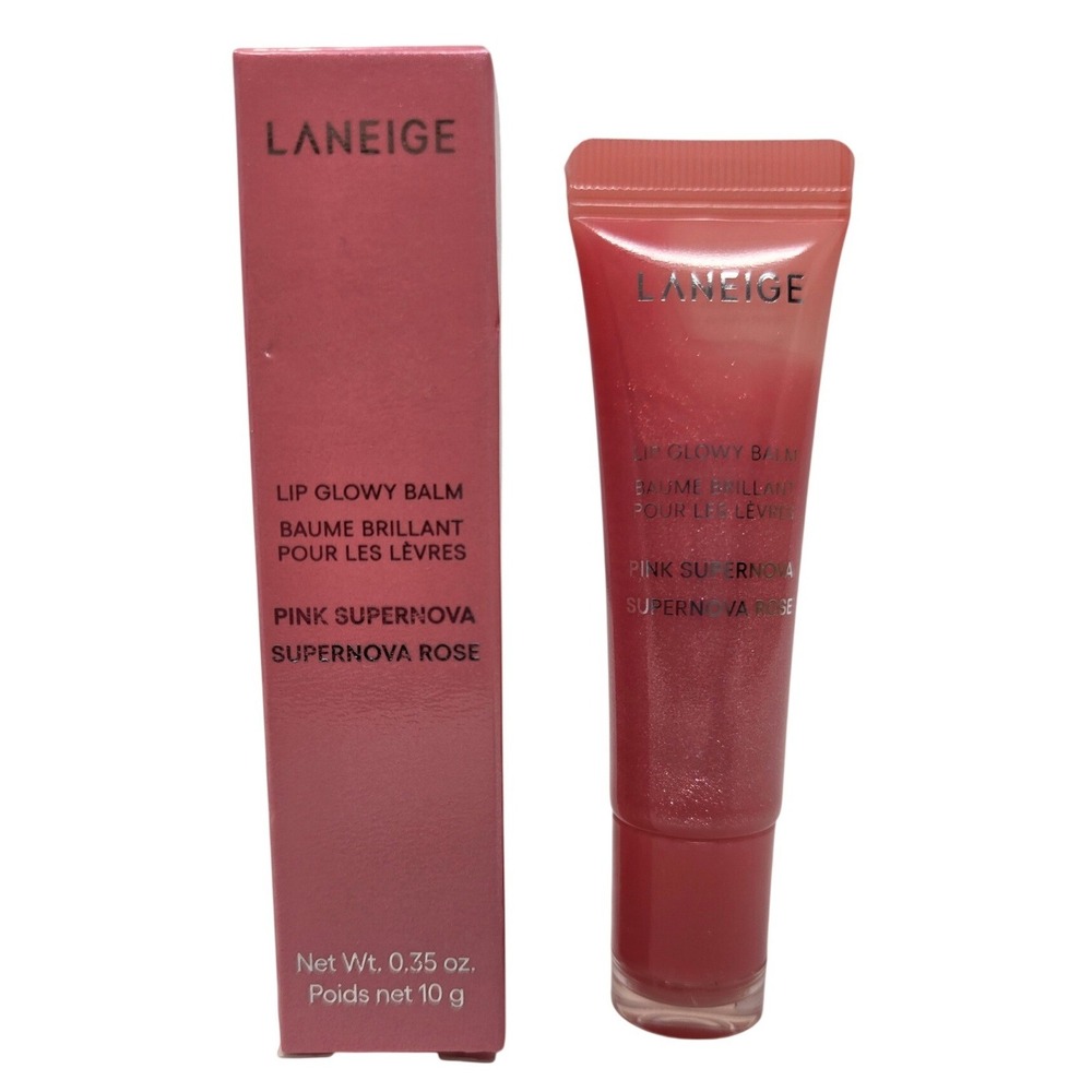 Laneige Lip Glowy Balm Women 0.35oz Pink Supernova New Shimmer Lip Gloss Balm